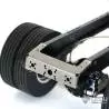 Traverse arrière en aluminium et inox pour suspensions à lames - Lesu L-1030-B