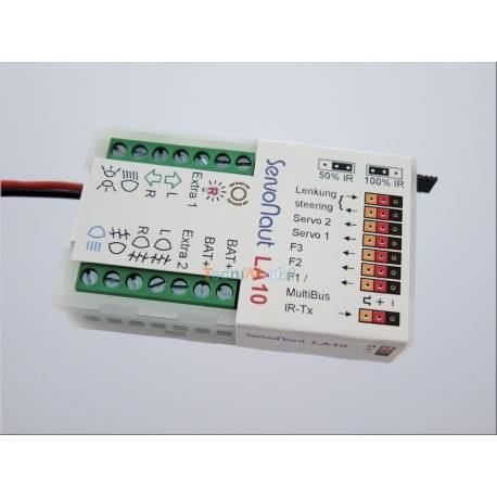 Pack Modules Servonaut G22/SM3/LA10 7.2v pour Actros Tamiya 1/14