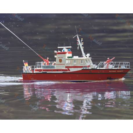 FLB-1 fireboat kit + fittings kit + detailed deck Combo