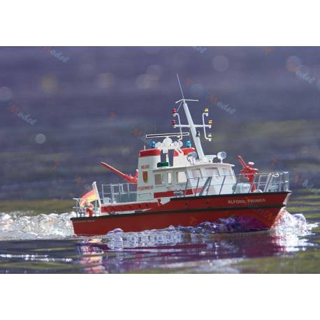 Bateau de pompiers FLB-1 échelle 1/25