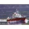Pack Bateau de pompiers FLB-1 + kit d'accastillage + pont détaillé