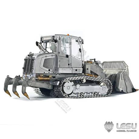 Chargeur sur chenilles Aoue LR636 avec ripper et godet 4 en 1 1/14 LESU - Réf : BA-B0014