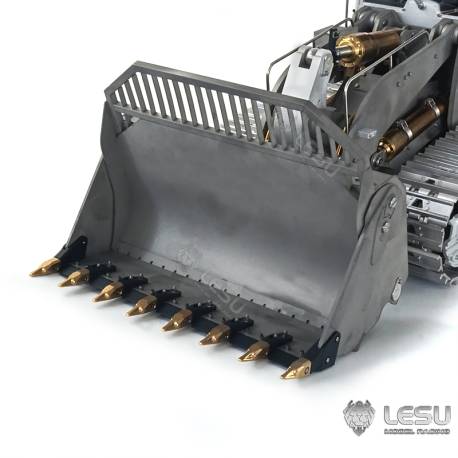 Chargeur sur chenilles Aoue LR636 avec ripper et godet 4 en 1 1/14 LESU - Réf : BA-B0014