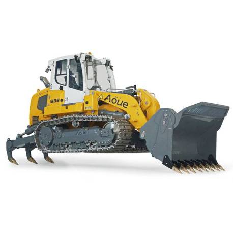 Aoue LR636 tracked loader 1/14 kit with ripper and bucket 4 in 1 by LESU