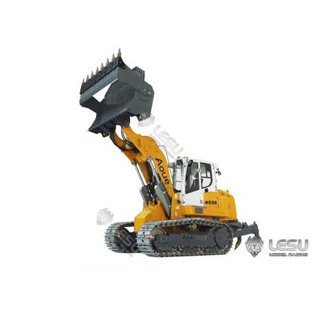 Chargeur sur chenilles Aoue LR636 avec ripper et godet 4 en 1 1/14 LESU - Réf : BA-B0014