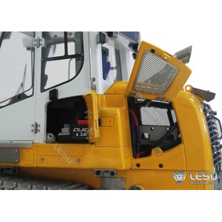 Chargeur sur chenilles Aoue LR636 avec ripper et godet 4 en 1 1/14 LESU - Réf : BA-B0014