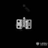 Pair of 11x8mm stainless steel miniature angled hinges - Lesu AN-0014