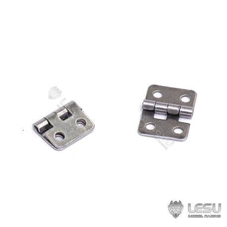 Paire de charnières miniatures en inox 11x8mm - LESU AN-0012