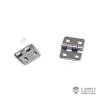 Paire de charnières miniatures en inox 11x8mm - LESU AN-0012