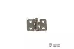 Paire de charnières miniatures en inox 11x8mm - LESU AN-0012