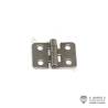 Paire de charnières miniatures en inox 11x8mm - LESU AN-0012