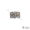 Paire de charnières miniatures en inox 11x8mm - LESU AN-0012