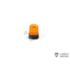 2 Gyrophares oranges LESU Ø11.5mm à embase filetée - Cabochon à sommet bombé - Lesu S-1263-C