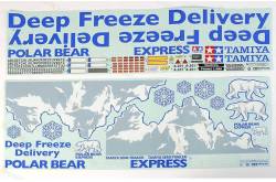 Frigo trailer stickers Tamiya