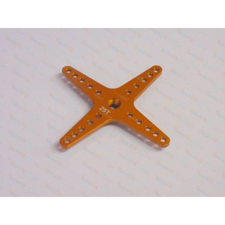 1 Palonnier en croix 60mm en aluminium pour servo 25T - T2M T422568