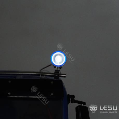 Projecteur rond en métal Ø16,6mm avec led CMS 1/14 - Lesu S-1290