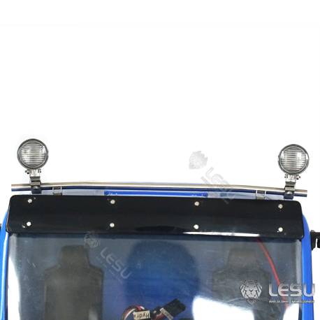 Projecteur rond en métal Ø16,6mm avec led CMS 1/14 - Lesu S-1290