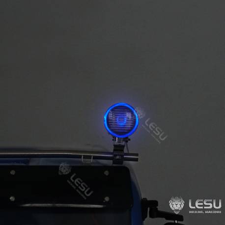 Projecteur rond en métal Ø16,6mm avec led CMS 1/14 - Lesu S-1290