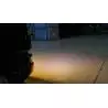 Paire de projecteurs carrés 9x9mm 7,2-12v 1/14 avec led CMS et support articulé - SCALE-PARTS SP-01-07-001