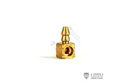 1 Raccord hydraulique coudé à braser Ø3mm pour durite Ø2/3mm - LESU Y-1539-A1