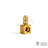 1 Raccord hydraulique coudé à braser Ø3mm pour durite Ø2/3mm - LESU Y-1539-A1