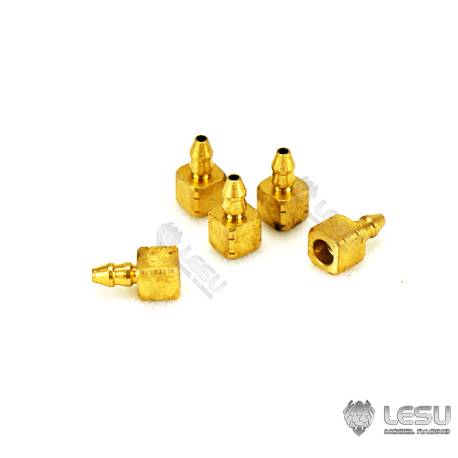 1 Straight Ø3mm hydraulic fitting for soldering, for Ø2/Ø3mm hose - LESU Y-1539-A2