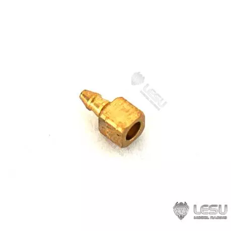 1 Raccord hydraulique droit à braser Ø3mm pour durite Ø2/Ø3mm - LESU Y-1539-A2