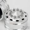Pair of wide front aluminum wheels for RC 1/14 American truck (for hexagons) - LESU W-2055-B