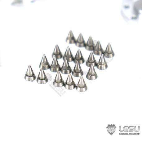 Pair of large front aluminum rims for RC 1/14 American truck (for hexagons)
LESU W-2055-B
