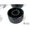 Paire de jantes alu avant larges pour camion américain RC 1/14 (pour hexagones) - LESU W-2055-B