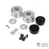 Paire de jantes alu avant larges pour camion américain RC 1/14 (pour hexagones) - LESU W-2059-B