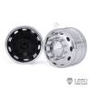 Paire de jantes alu avant larges pour camion américain RC 1/14 (pour hexagones) - LESU W-2059-B