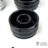 Paire de jantes alu avant larges pour camion américain RC 1/14 (pour hexagones) - LESU W-2059-B