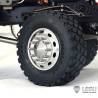 Paire de jantes alu avant larges pour camion américain RC 1/14 (pour hexagones) - LESU W-2059-B