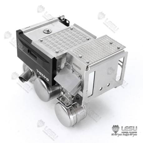 Caisson à batterie, échappement et réservoirs d'air pour Volvo FH16 1/14 - LESU G-6227-A