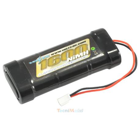 Mini Batterie Nimh 7,2v 1600mAh avec prise micro - Voltz VZ0050