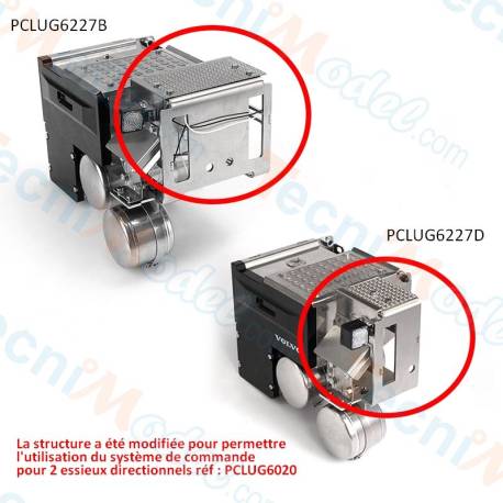 Caisson à batterie et réservoirs d'air pour Volvo FH16 1/14 - LESU G-6227-D