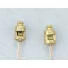 Pair of white navigation lights Ø5x7mm 180° 3V to 14V - Aero-Naut 566051