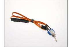 3-position pulse switch (ON) - OFF - (ON) wired with servo connector JR - Servonaut TAST-U3