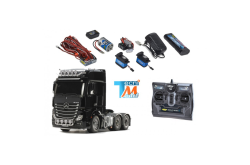 Camion Tamiya Actros 3363 6x4 Gigaspace 1/14 + Truck-Set Carson