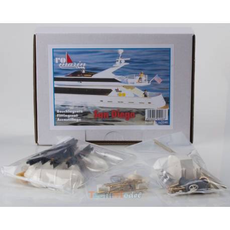 Fittings kit for Mega Yacht San Diego 1/25