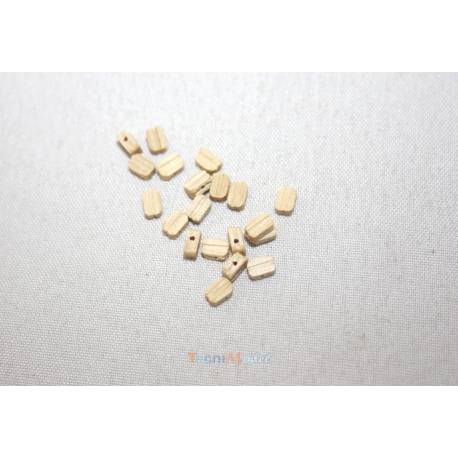 20pcs 10mm Light wood simple pulley AERONAUT 522010