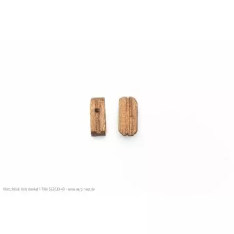 20pcs 3mm Dark wood simple pulley AERONAUT 522033