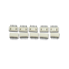 10 Gold connectors Ø4mm male/female