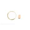 20pcs 7mm Dark wood / brass single pulley AERONAUT 522107
