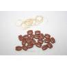 20 Poulies Simples en plastique 8mm / laiton 0.4mm AERONAUT 522158