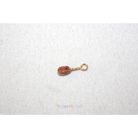 20 Poulies Simples en plastique 8mm / laiton 0.4mm AERONAUT 522158