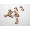 20 Poulies Doubles Bois Foncé 3mm AERONAUT 522233