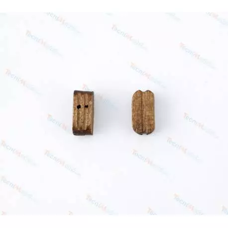 20 Poulies Doubles Bois Foncé 7mm AERONAUT 522237