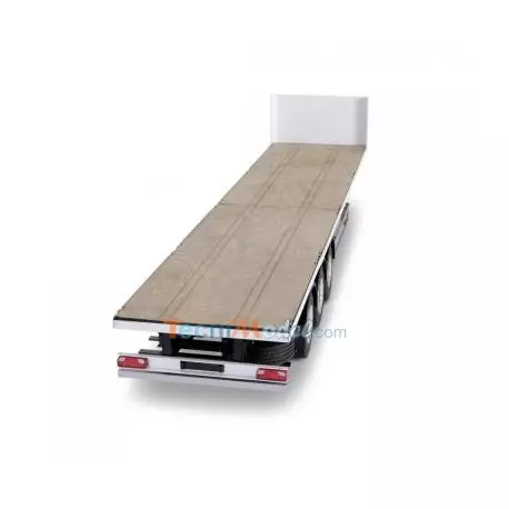 Semi-remorque plateau 3 essieux v3 CARSON 1/14 - Carson 500907650